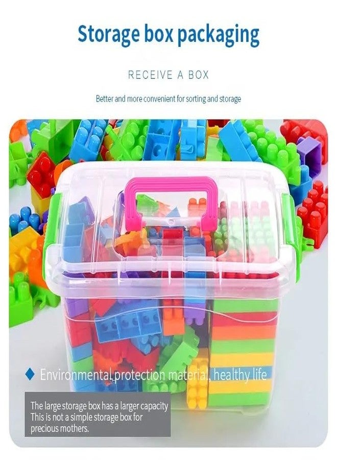 ARIZON ENTERPRISE Toy Building Blocks - Creative DIY Fun For Kids With Wheels - 100+ Pcs Educational Set In Multicolor (Storage Box Packing) - Image 3